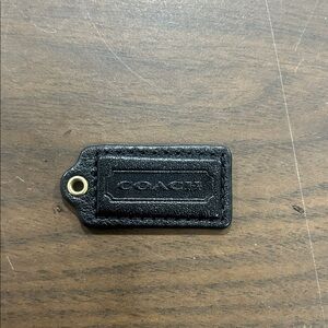 Coach Black Hangtag